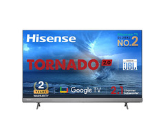 Hisense 65 inches Tornado 2.0 Series 4K Ultra HD Smart LED Google TV - 1