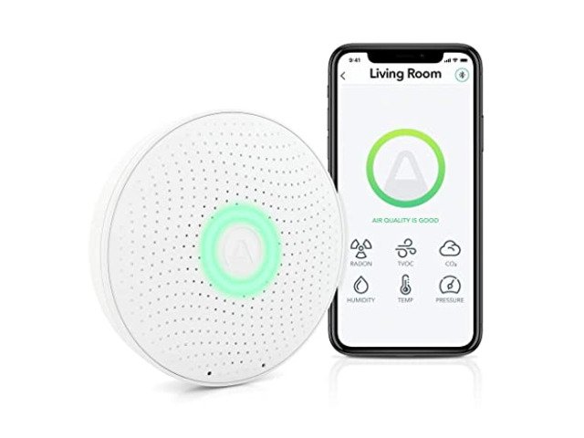 Airthings 2930 Wave Plus Air Quality Monitor - 1/1