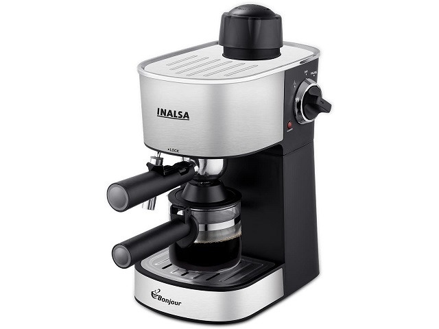 Inalsa Espresso/Cappuccino 4Cup Coffee Maker 800W - 1/1