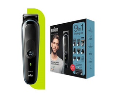 Braun 9-in-1 Beard Trimmer for Men with 100-min Runtime