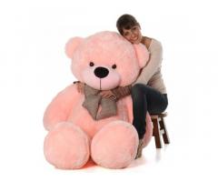 HUG 'n' FEEL 3 feet, Pink Teddy Bear Soft Toys