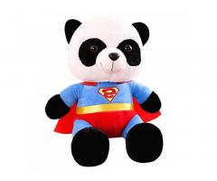 CLICK4DEAL Superman Panda Soft Toys - 1