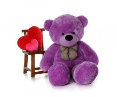 6 Feet large Purple Teddy Bear Buy Online