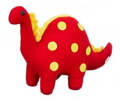 Webby Red Soft Dinosaur Plush Stuffed Toy