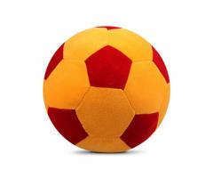 Babique Ball Soft Toy Stuffed Plush Ball Red-Yellow