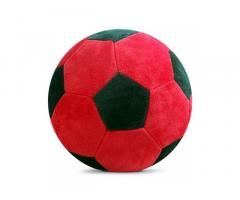 Babique Red Black Ball Soft Toy Stuffed Plush Ball For Kids