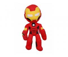 MINISO Marvel Plush Ironman, Soft Toys for Kids, Red 190mm Small - 1