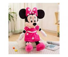SCOOBA Kids Plush Soft Toy 50cm Height Pink and Black Color - Mini Soft Toys