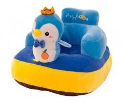 AVS Penguien Shape Baby Sofa for Your Lovely Kids (Blue/Yellow)