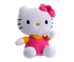 SANA Hello Cat Soft Toy Character Specially Designed For Kids To Carry Everywhere Stuff