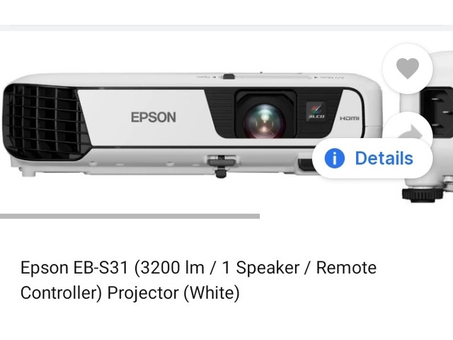 Used but in very good condition epson projector eb-s41 - 2/2