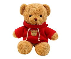 Galatee Cute Red Teddy Bear Plush Stuffed Animal