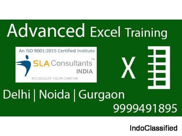 Excel Coaching in Delhi, Govindpuri, with VBA/Macros at SLA Institute, 100% Job Guarantee - 1/1