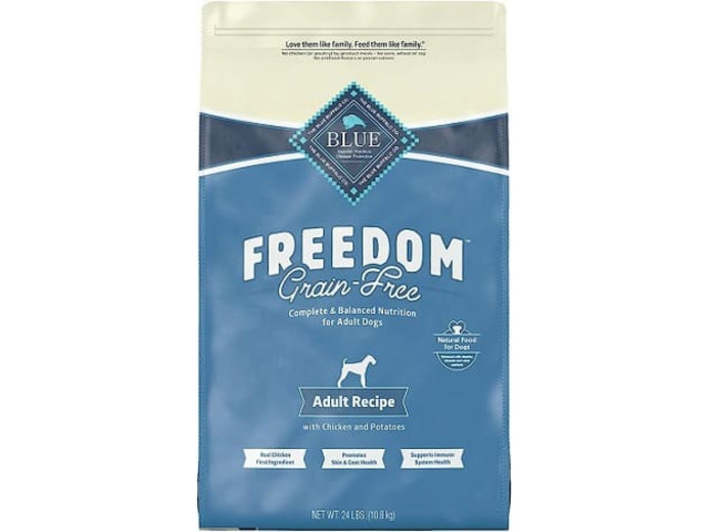 Blue Buffalo Freedom Grain Free Natural Adult Dry Dog Food - 24lb - 1/1