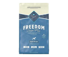 Blue Buffalo Freedom Grain Free Natural Adult Dry Dog Food - 24lb