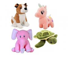 ESTON 1ST EDITION Teddy Bear Soft Toy for Kids (Bulldog, Parrot, Pikachu, Elephant)