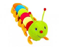 PLATONIC HUB Caterpillar Soft Toy for Kids Multicolored Plush. (60CM)