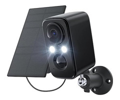 IHOXTX DF220 Wireless Security Camera with Solar Panel - 1