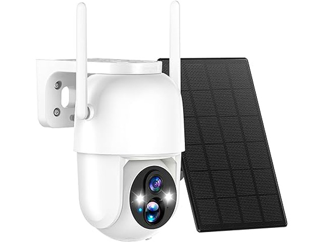Allweviee CQ1 Wireless Security Camera with Solar Panal - 1
