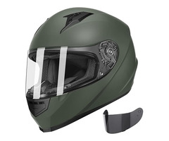 GLX GX11 Compact Lightweight Full Face Bike Helmet