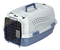 AmazonBasics Two Door Top Load Pet Carrier (19-inch) - Small