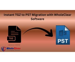 Instant TGZ to PST Migration with WholeClear Software