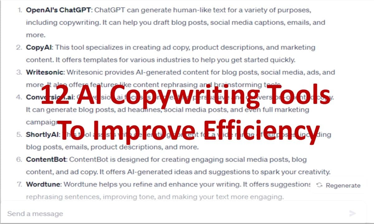 12 AI Copywriting Tools to Improve Efficiency