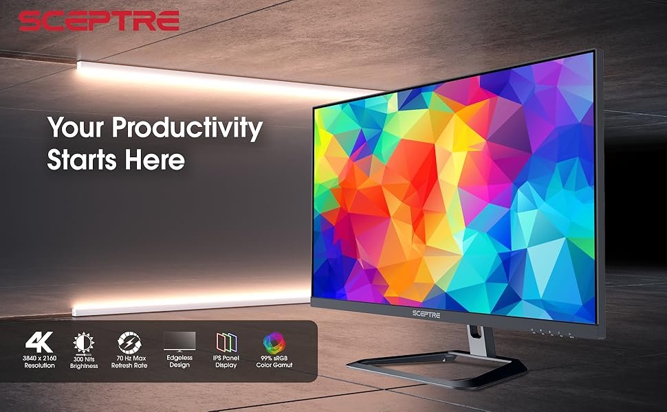 Sceptre U275W-UPT 27-Inch 4K UHD IPS Monitor Review – A Budget-Friendly Display with Stunning Visuals