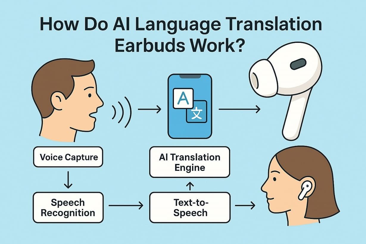 How Do AI Language Translation Earbuds Work?