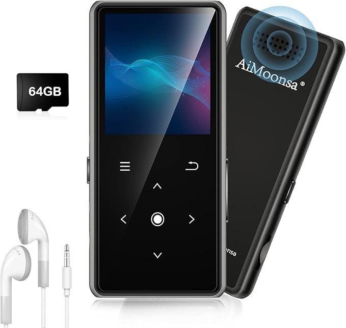 AiMoonsa B27 64GB MP3 Player Review – A Compact Music Device with Bluetooth 5.2 and HiFi Sound