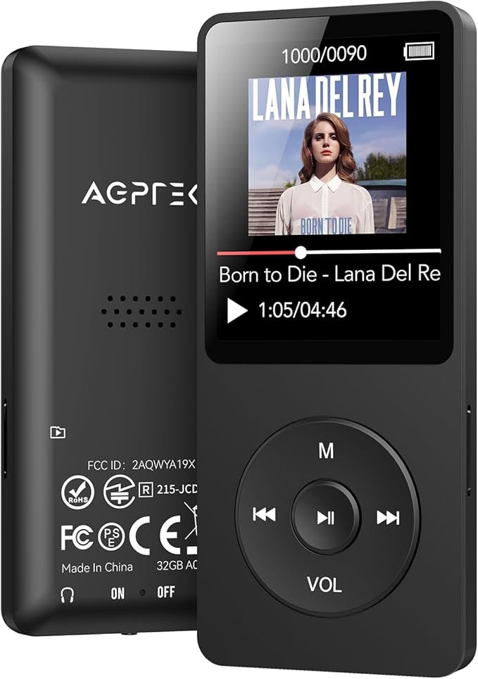 AGPTEK A02XT MP3 Player Review – Slim Music Device with Bluetooth 5.3 and 40-Hour Playback