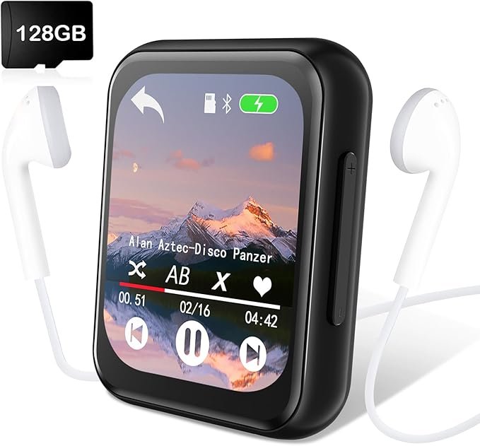 AiMoonsa 128GB MP3 Player Review – A Portable Touchscreen Music Device with HiFi Sound and Bluetooth 5.3