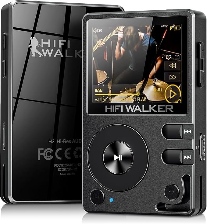 HIFI WALKER H2 MP3 Player Review – High-Res Audio with Bluetooth 5.2 and Expandable Storage
