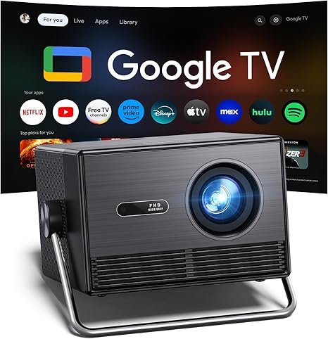 HAPPRUN 2000 ANSI Projector Review: A High-Brightness Google TV Projector Built for Indoor and Outdoor Cinema