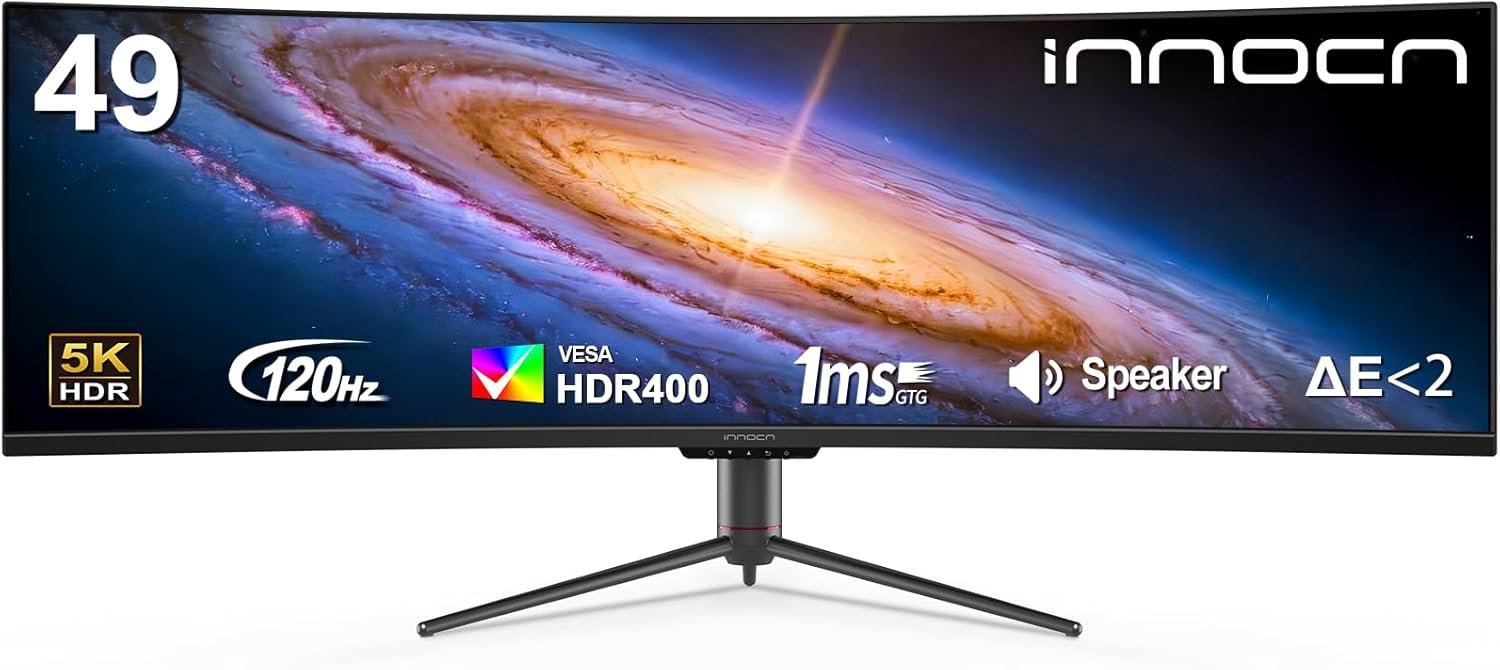 INNOCN 49C1R 49 Inch Curved Gaming Monitor Review: Ultrawide Powerhouse