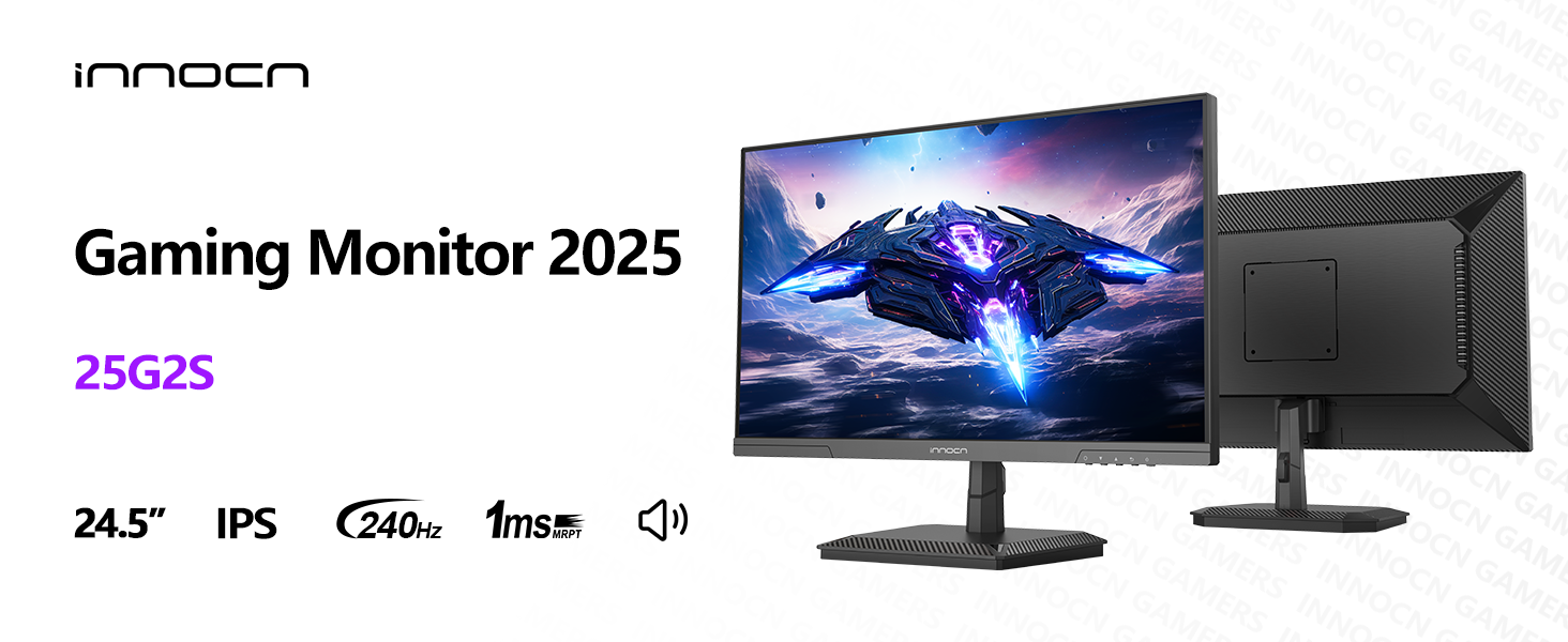 INNOCN 25G2S 24.5 Inch Gaming Monitor Review: Fast QHD Display