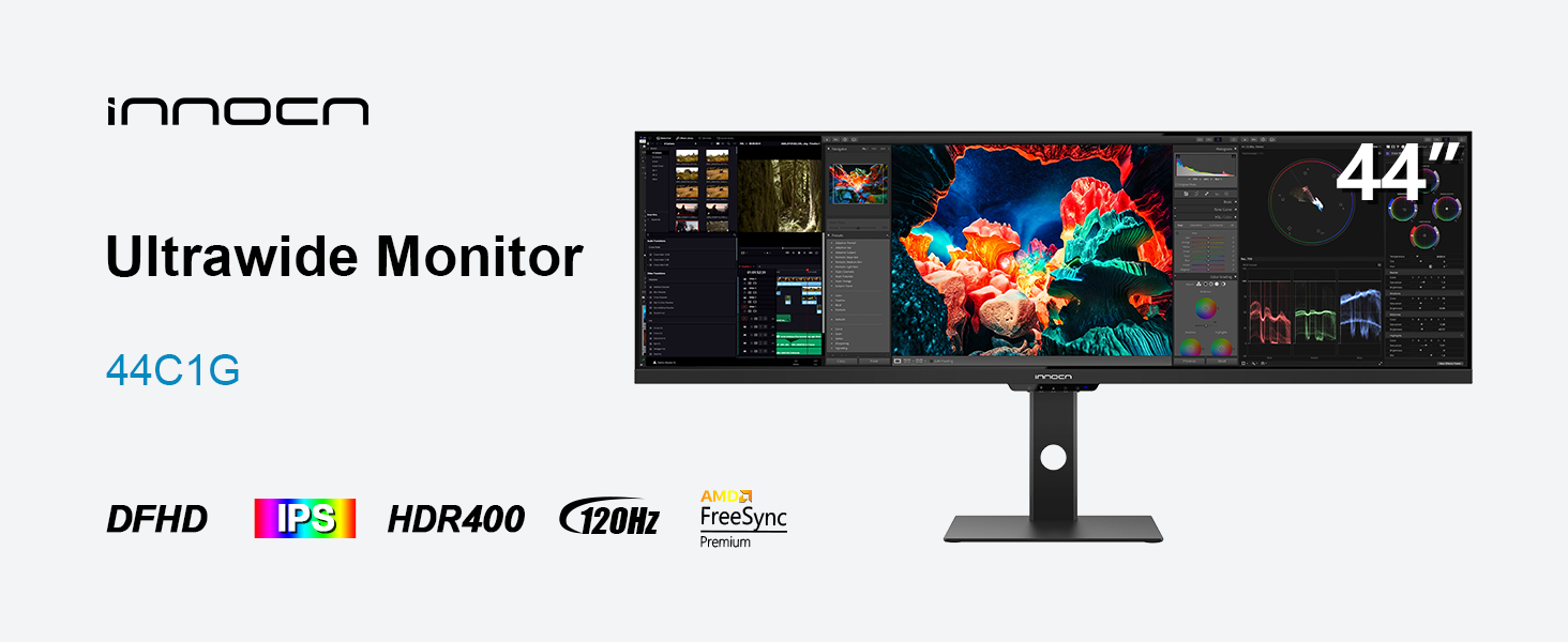 INNOCN 44C1G 43.8 Inch Ultrawide Monitor Review: Built for Multitasking