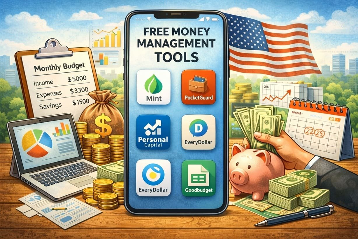 Top Free Money Management Tools in the USA to Track and Control Your Finances