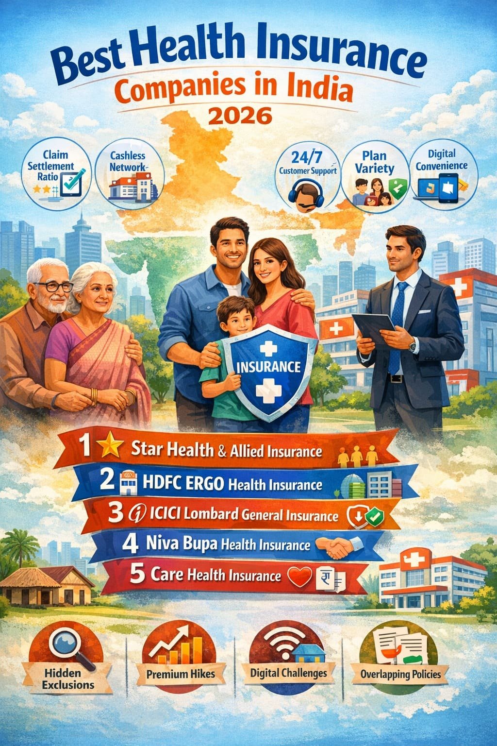 Best Health Insurance Companies in India: 2026 Guide
