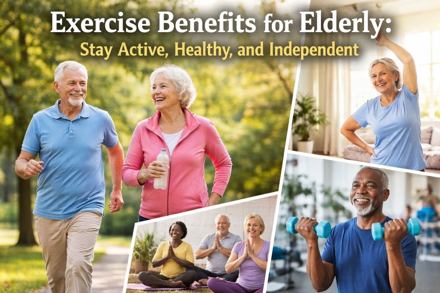 Exercise Benefits for Elderly: Stay Active, Healthy, and Independent