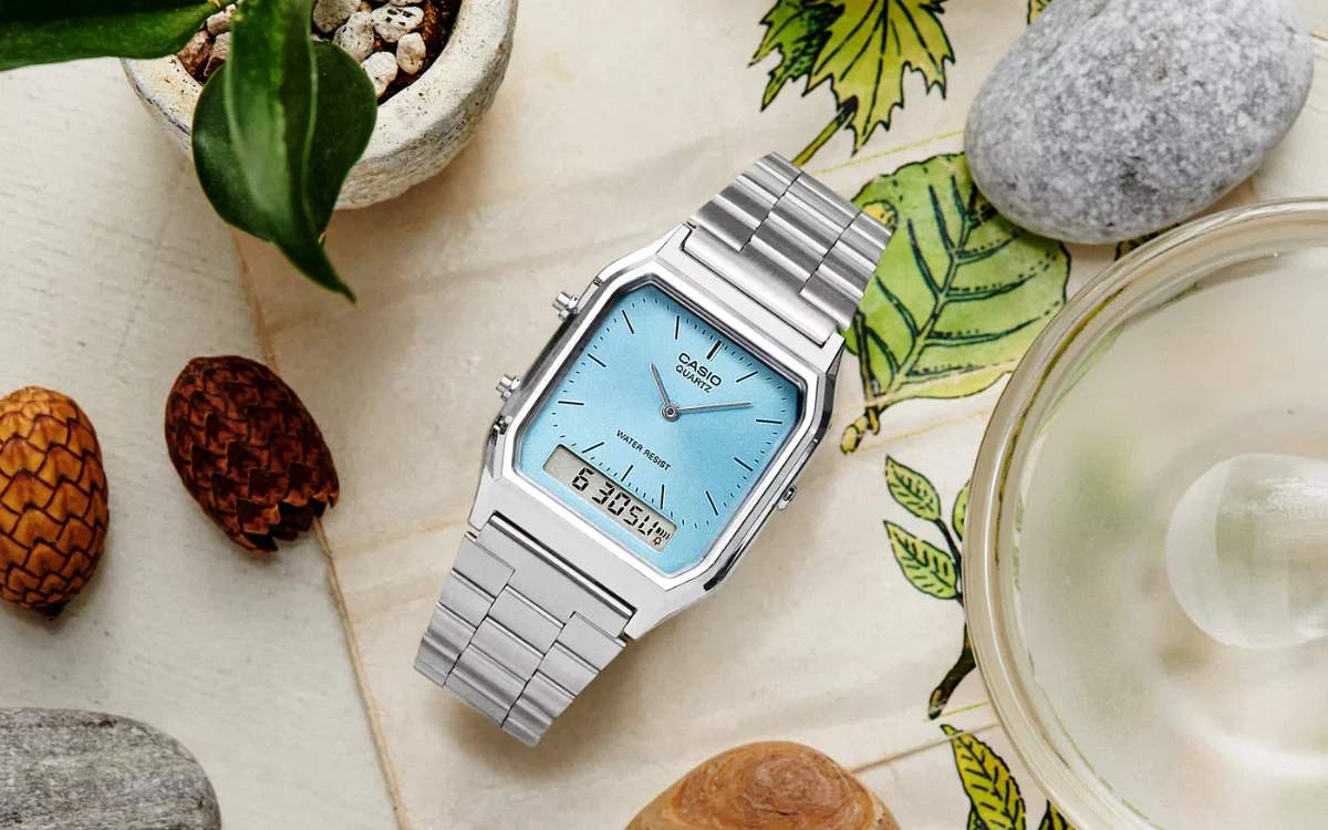 Casio AQ230A-2A1M Watch Review: Stylish Vintage Design with Dual Time and Digital Features