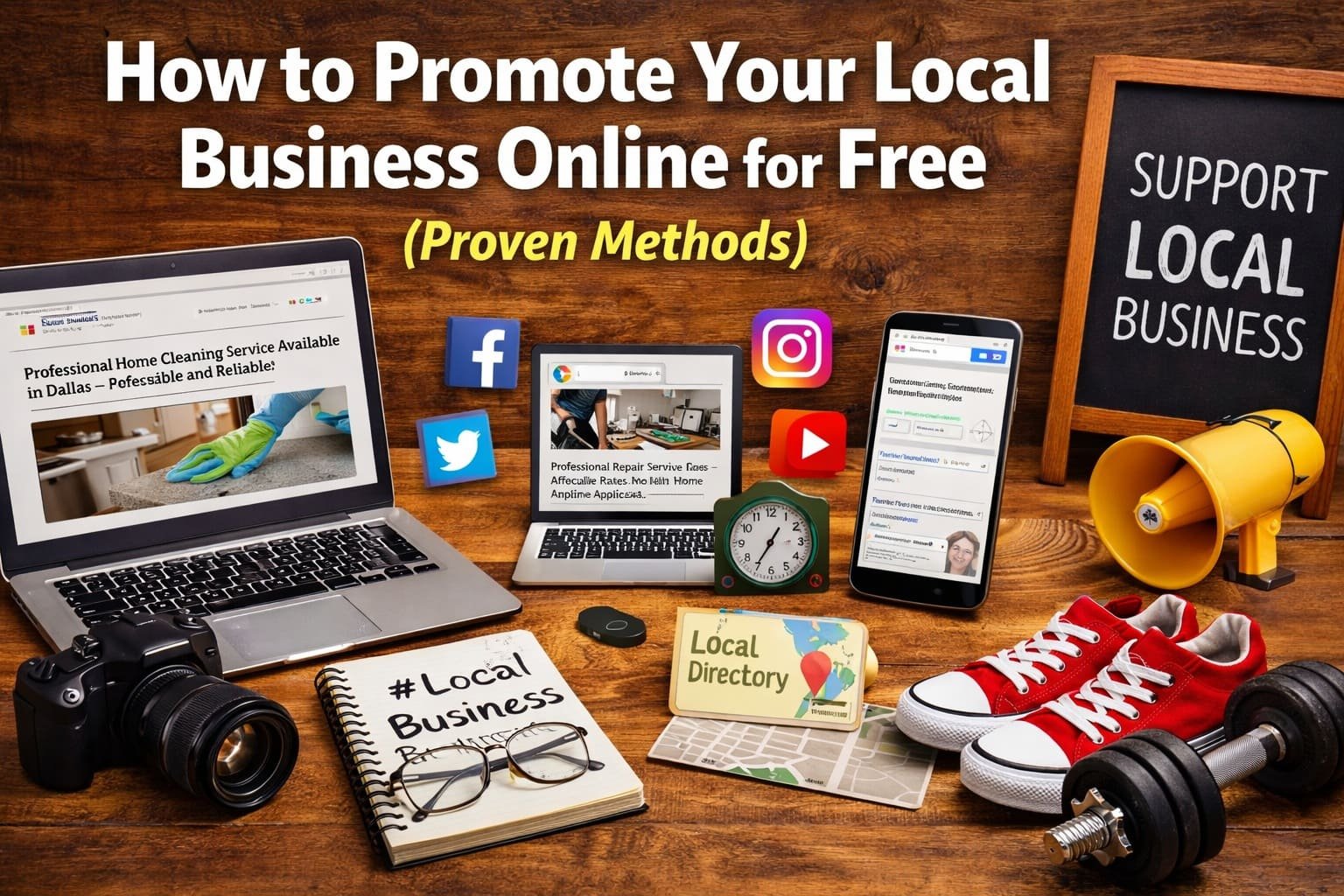 How to Promote Your Local Business Online for Free (Proven Methods)