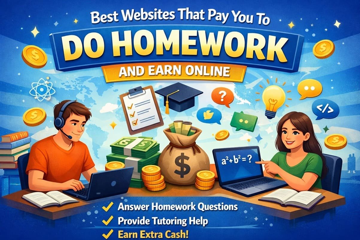 Best Websites That Pay You to Do Homework and Earn Online Easily