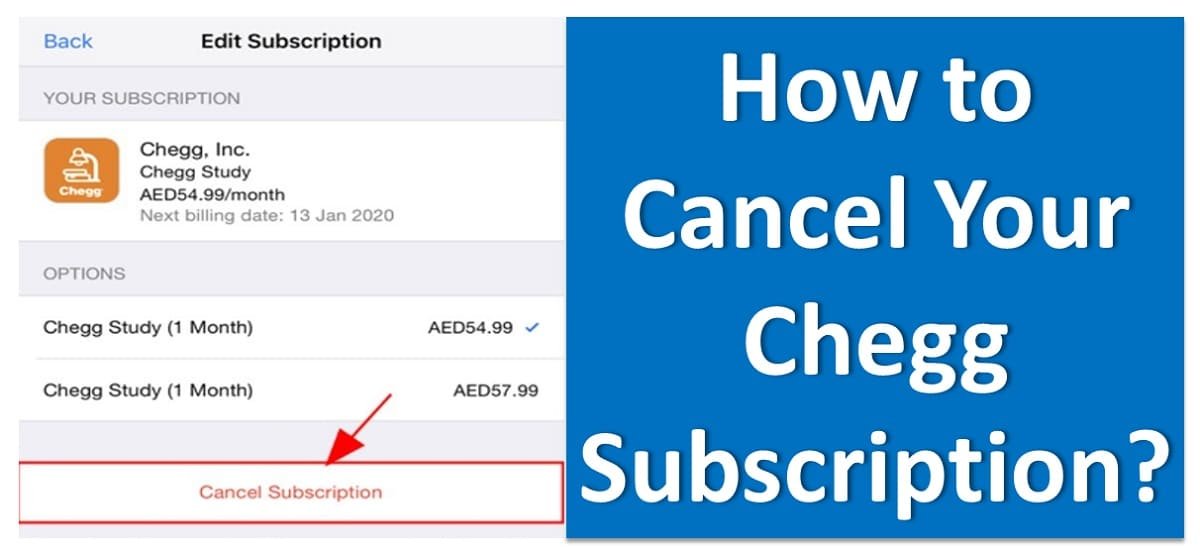 How to Cancel Your Chegg Subscription or Membership?